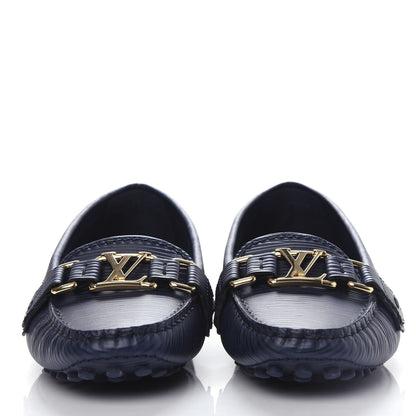 Louis Vuitton Epi Womens Oxford Loafers 36 Blue 2 of 11