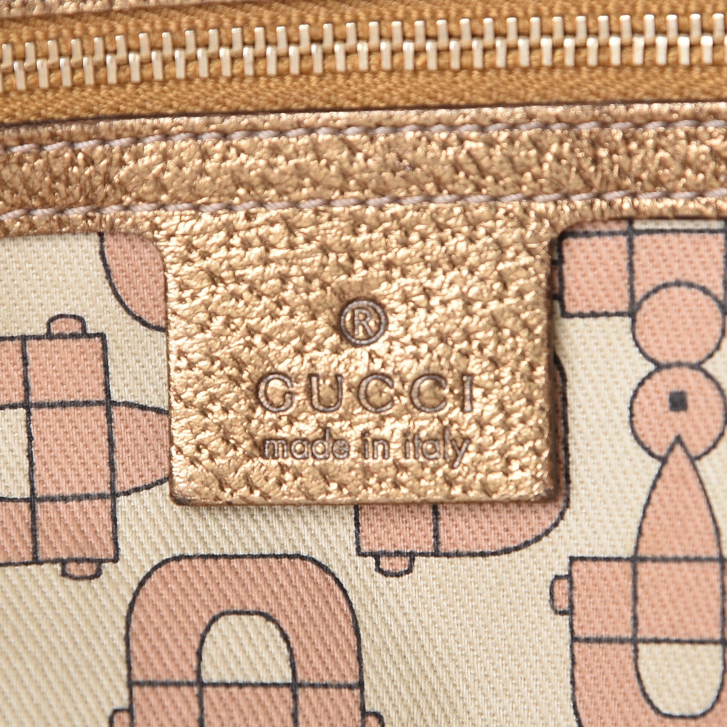 Gucci Monogram Medium Jolicoeur Tote Metallic 6 of 10
