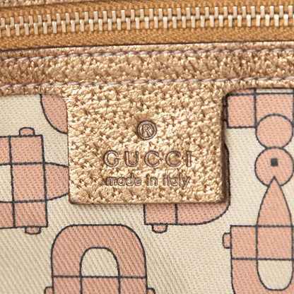 Gucci Monogram Medium Jolicoeur Tote Metallic 6 of 10