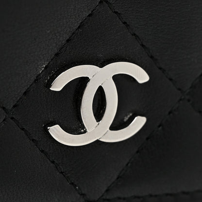 Chanel Lambskin Quilted Wallet On Chain WOC Black 11 of 13