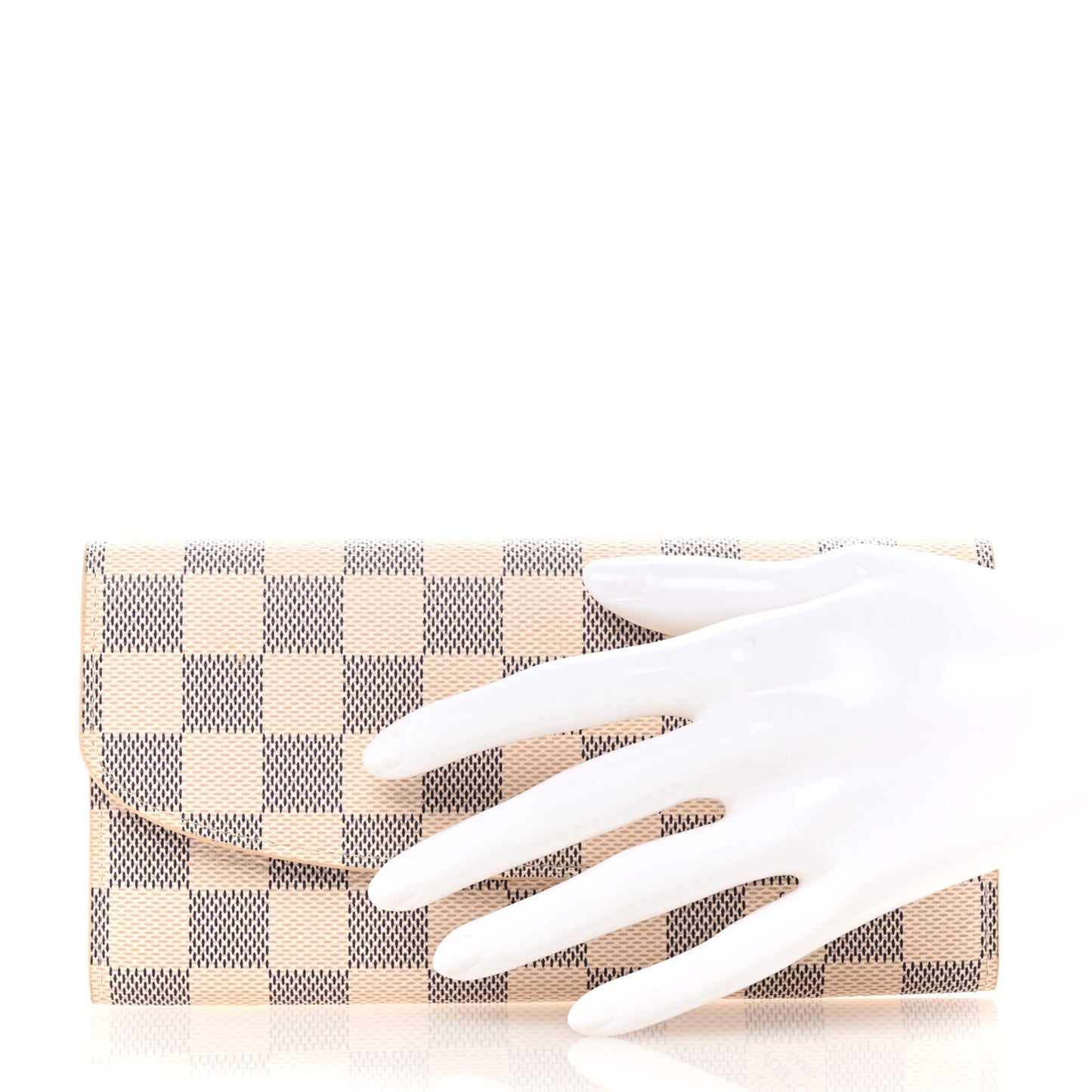 Damier Azur Emilie Wallet Rose Ballerine