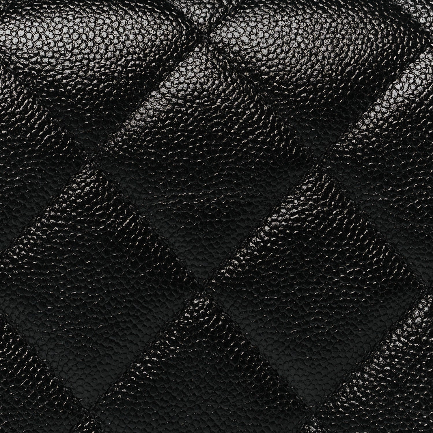Chanel Shiny Caviar Quilted Small Chain Melody Flap Black 8 of 11