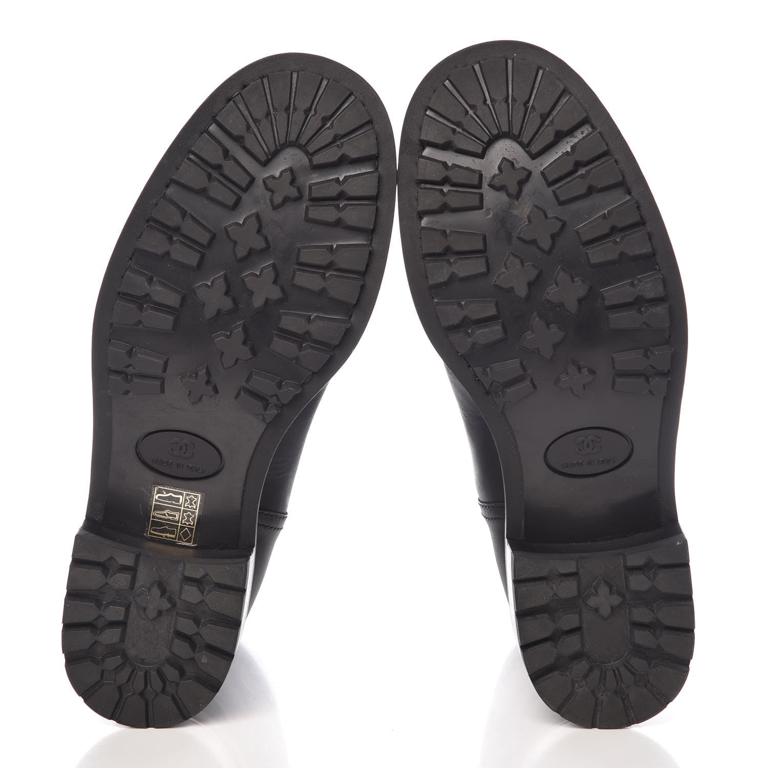 Chanel Oily Calfskin Quilted Short Boots 38.5 Black 5 of 9