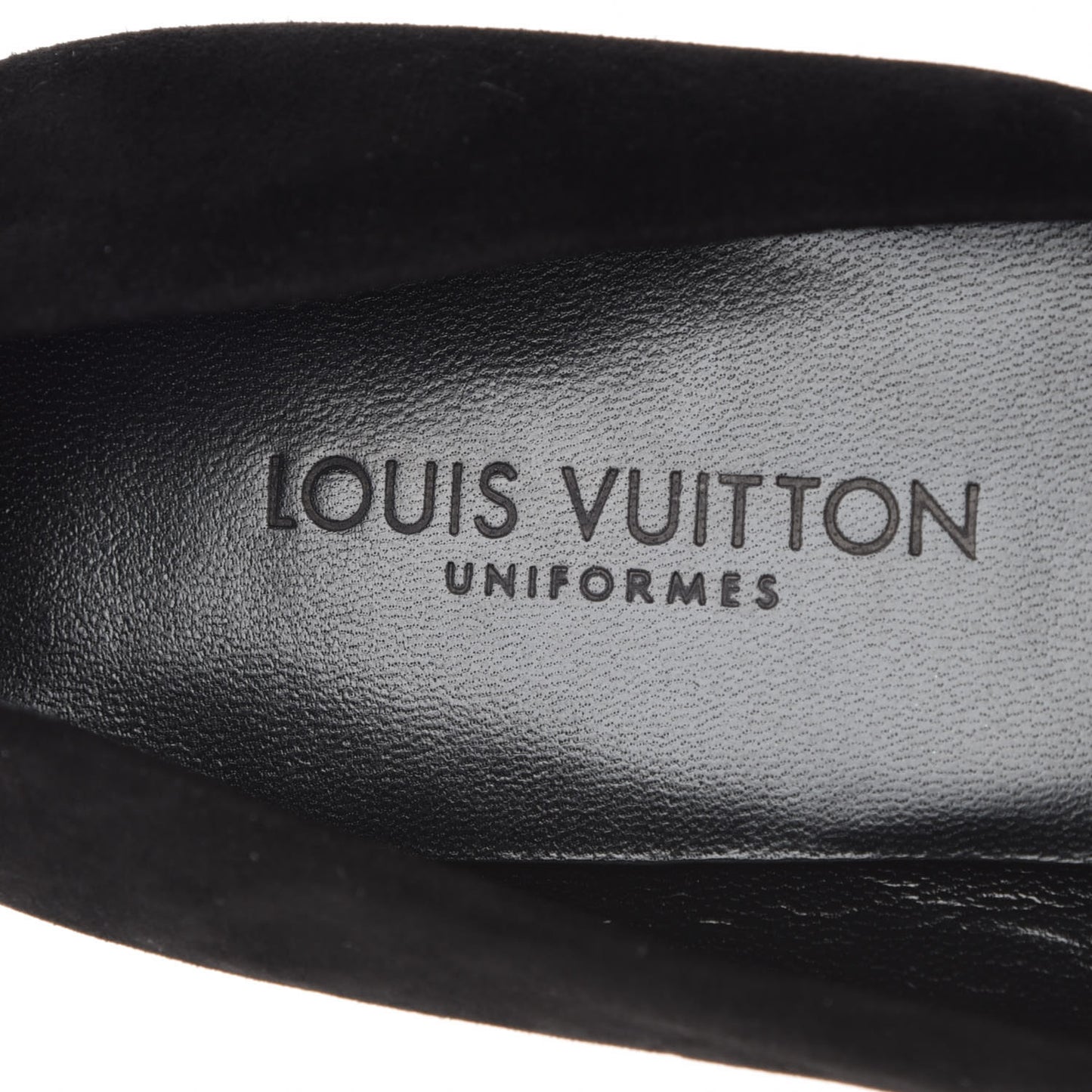 Suede Uniformes Pump 38 Black