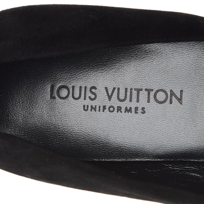 Louis Vuitton Suede Uniformes Pump 38 Black 7 of 9