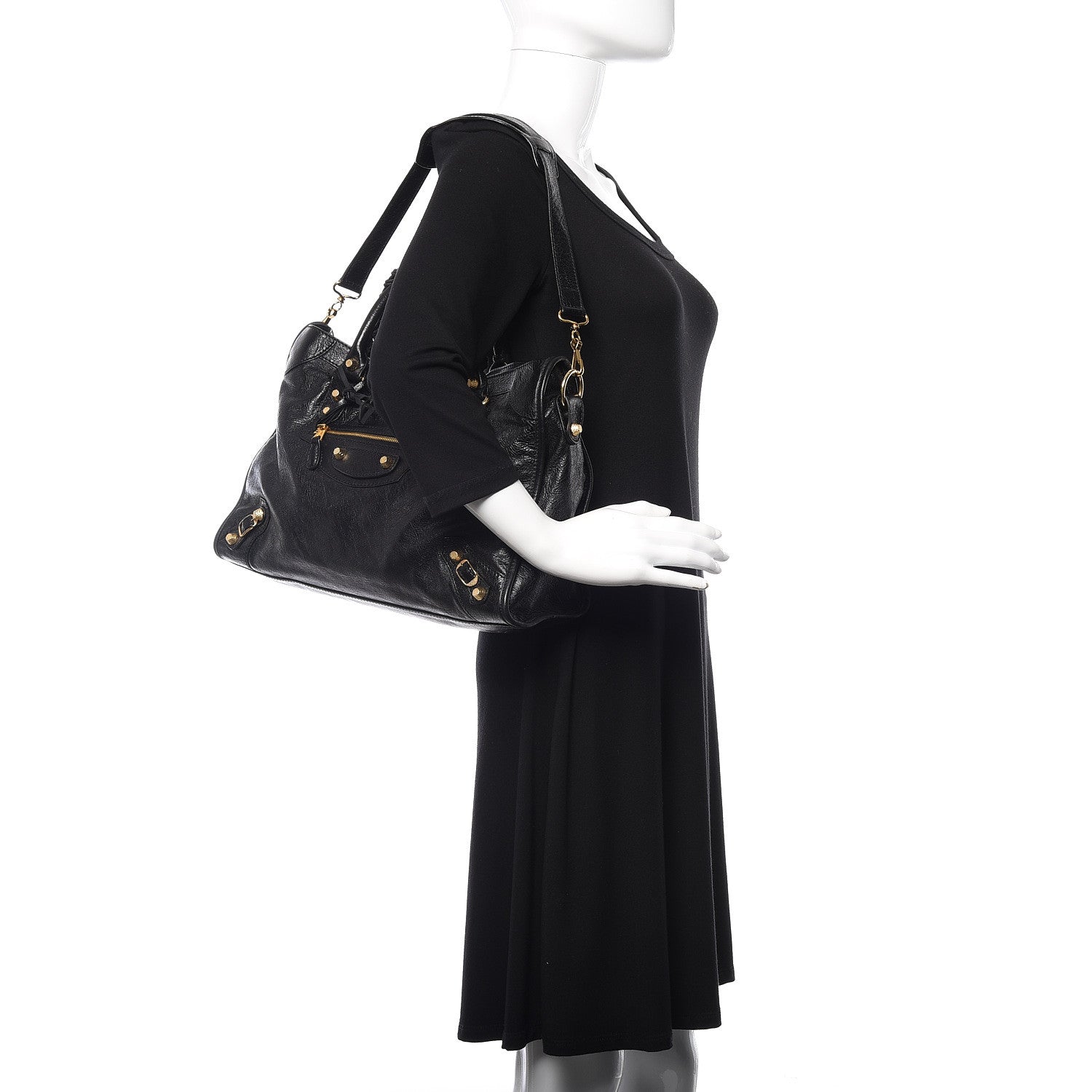Balenciaga Agneau Giant 12 Gold Hardware City Black 2 of 11