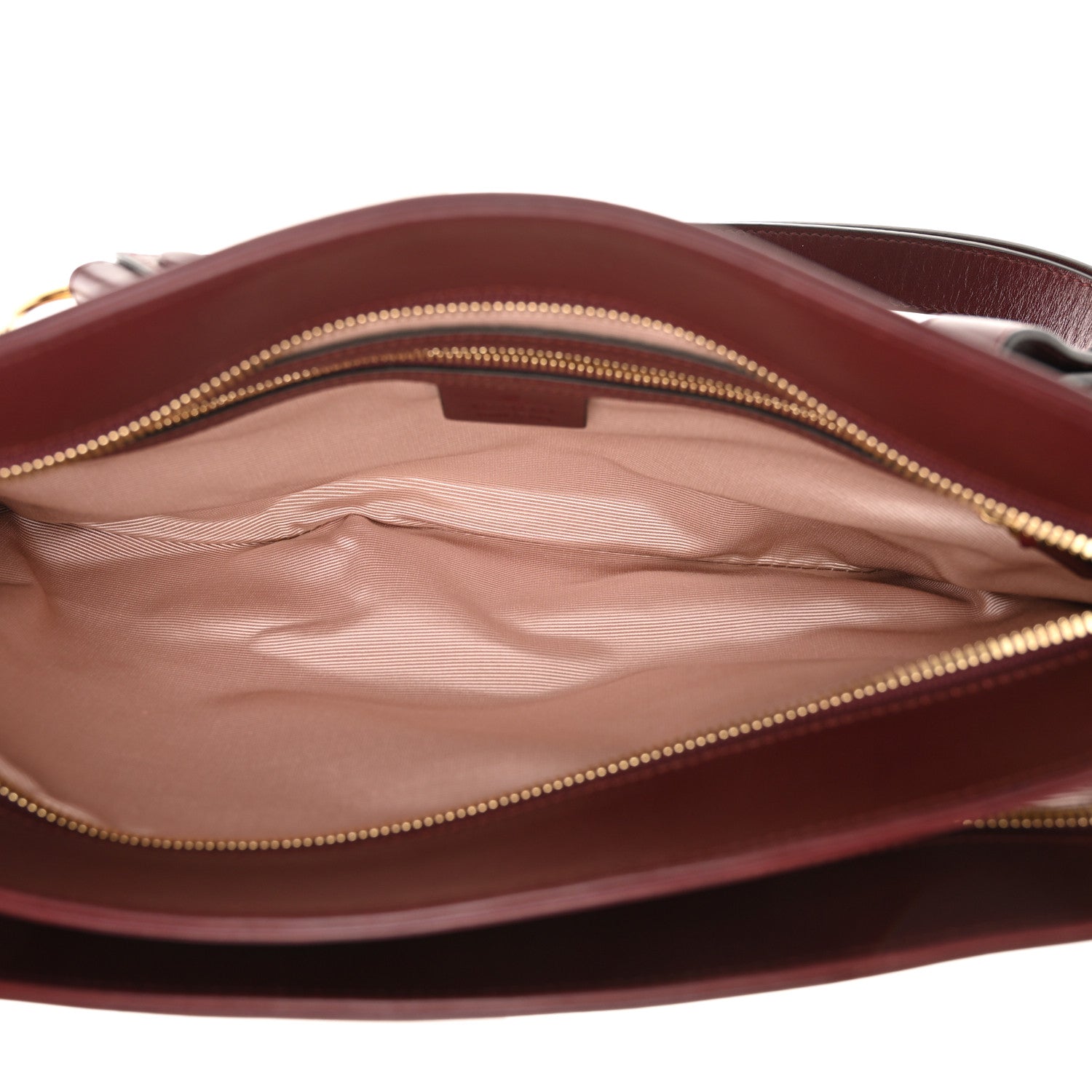 Gucci Vitello Palmellato Lux Large Arli Top Handle Bag Vintage Bordeaux 5 of 12