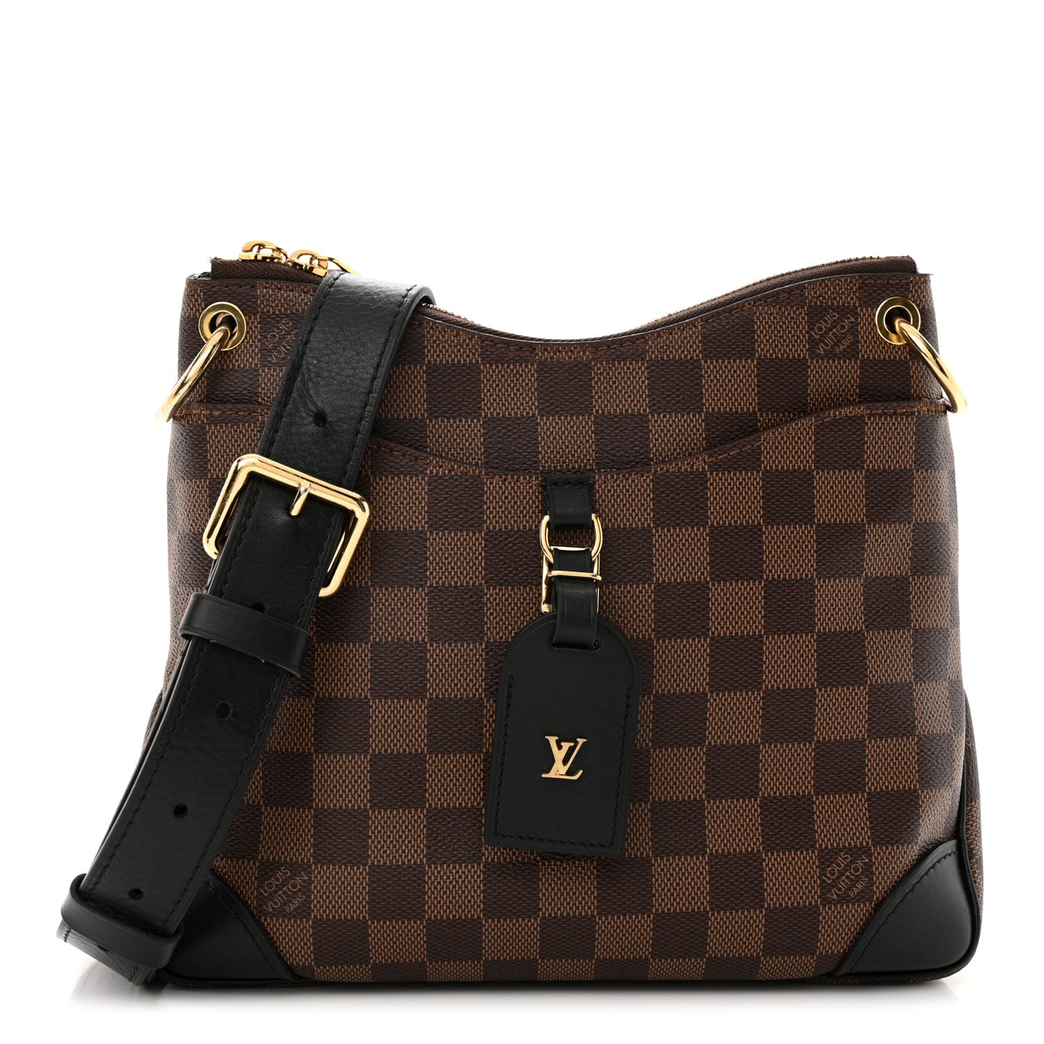 Louis Vuitton Damier Ebene Odeon PM Black 1 of 17