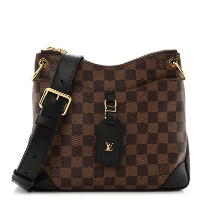 Louis Vuitton Damier Ebene Odeon PM Black 1 of 17