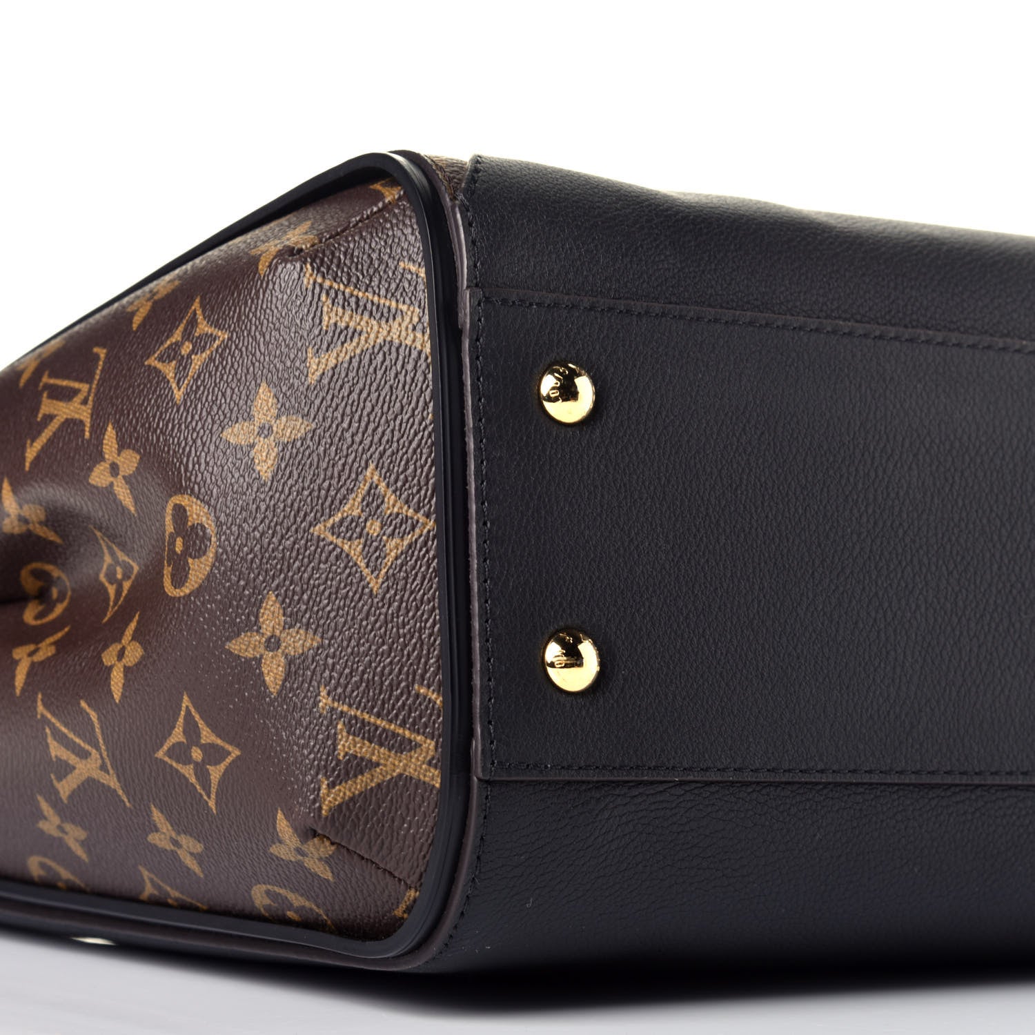 Louis Vuitton Calfskin Monogram Kimono Tote Black 7 of 8