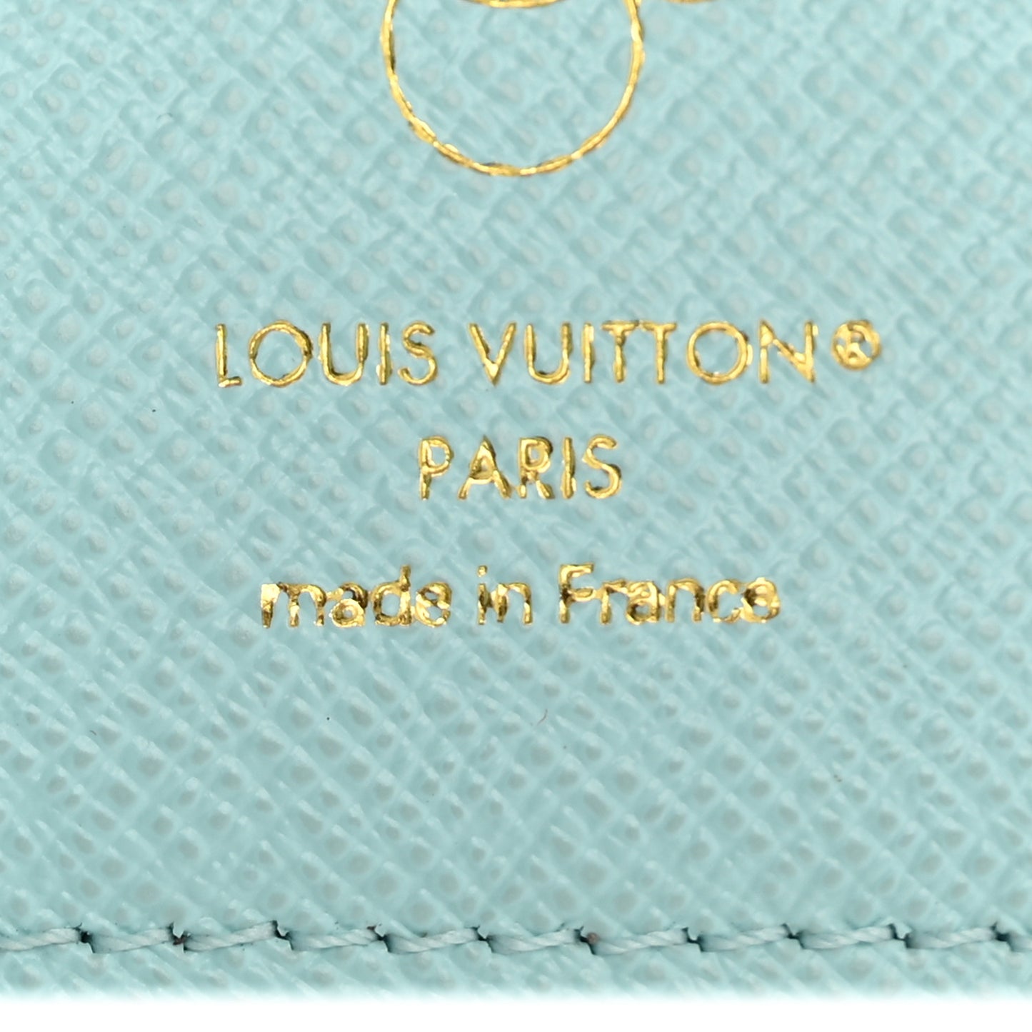 Monogram Snow Show Lisa Wallet Azur Frost