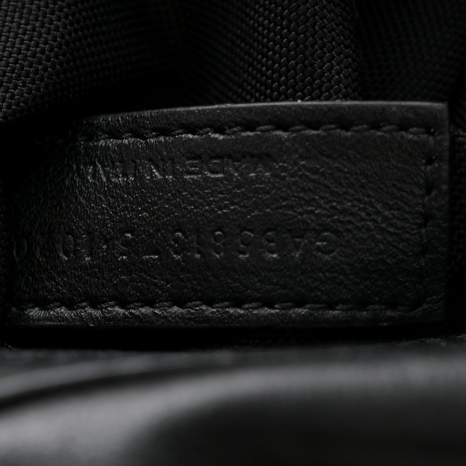 Saint Laurent Lambskin Logo Ripstop Body Belt Bag Black 7 of 11