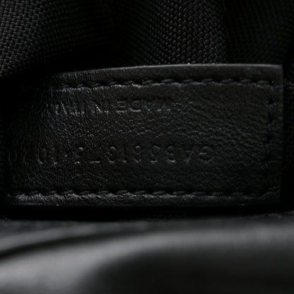 Saint Laurent Lambskin Logo Ripstop Body Belt Bag Black 7 of 11