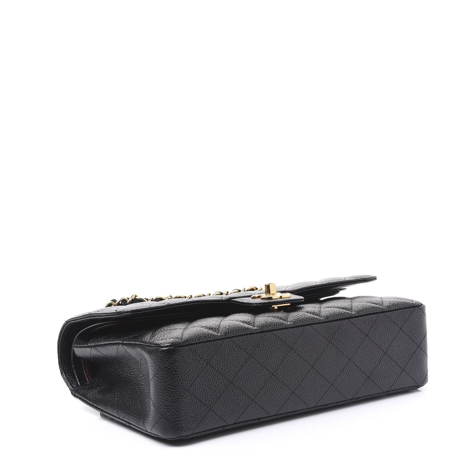 Chanel Caviar Quilted Medium Double Flap Black 3 of 10