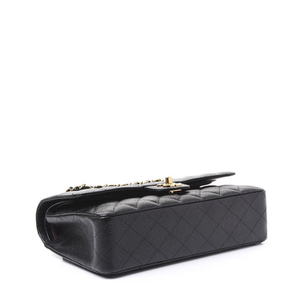 Chanel Caviar Quilted Medium Double Flap Black 3 of 10