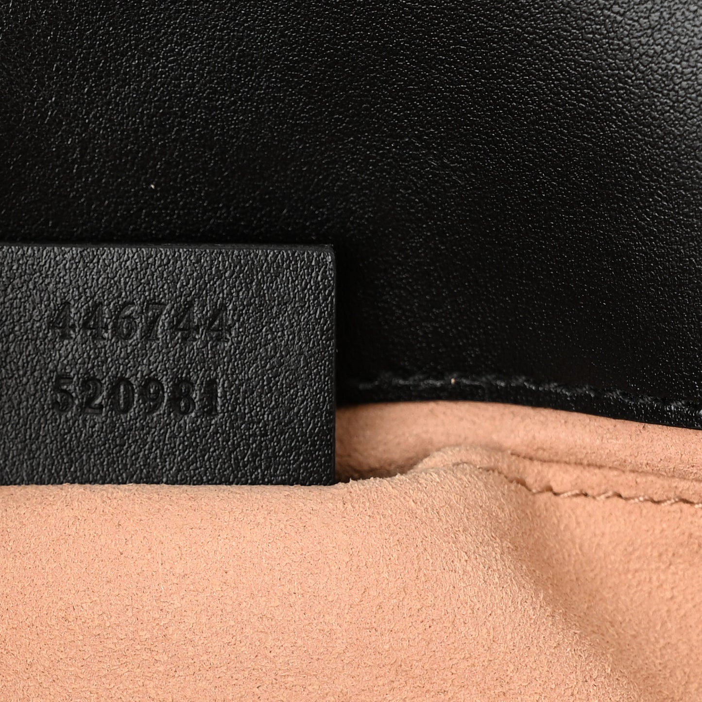 Calfskin Matelasse Mini GG Marmont Shoulder Bag Black