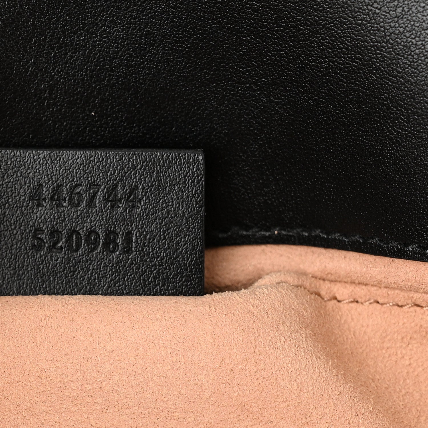 Gucci Calfskin Matelasse Mini GG Marmont Shoulder Bag Black 7 of 10