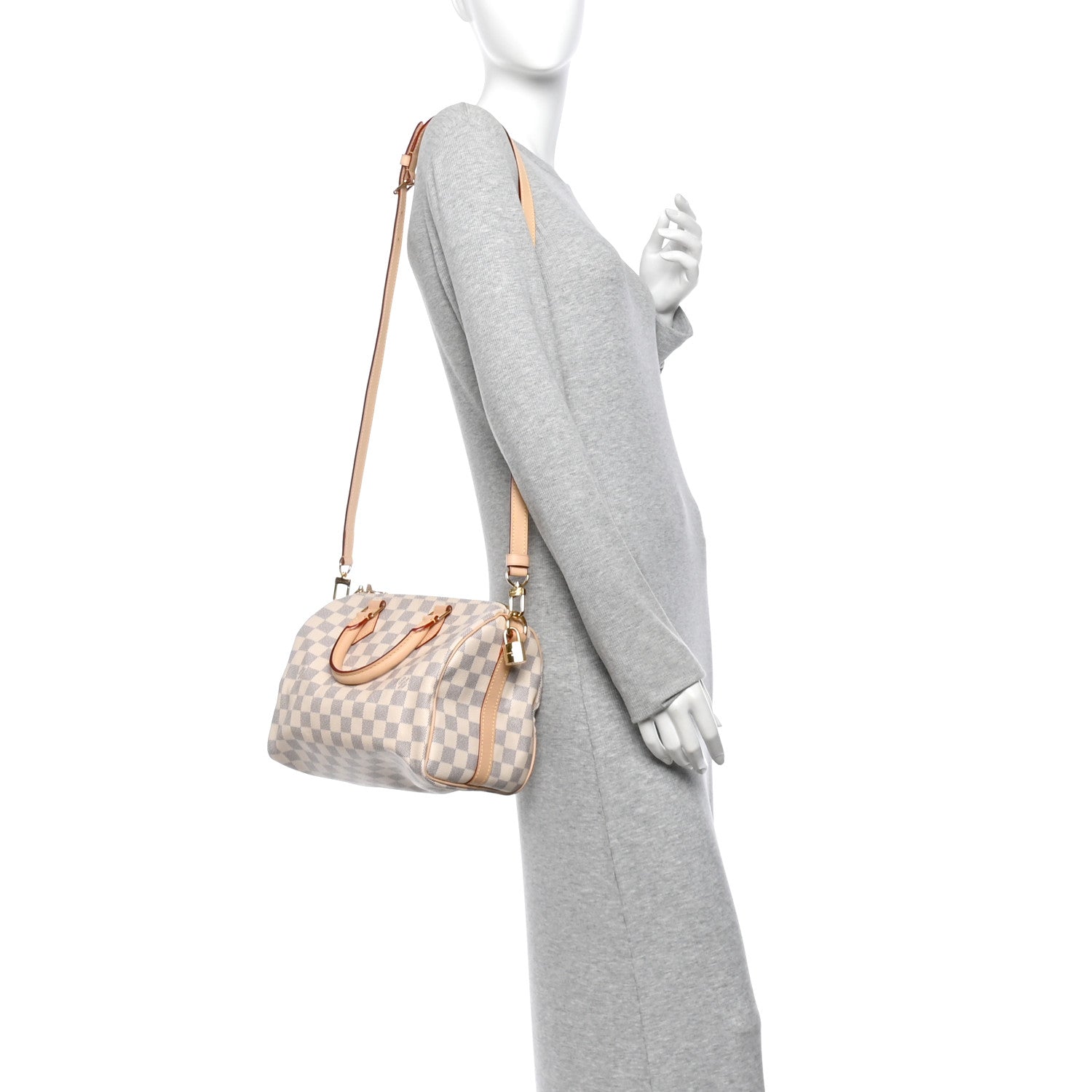 Louis Vuitton Damier Azur Speedy Bandouliere 25 2 of 10