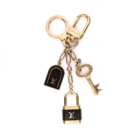 Louis Vuitton PTE Cles Cadenas Key Holder Black 1 of 4