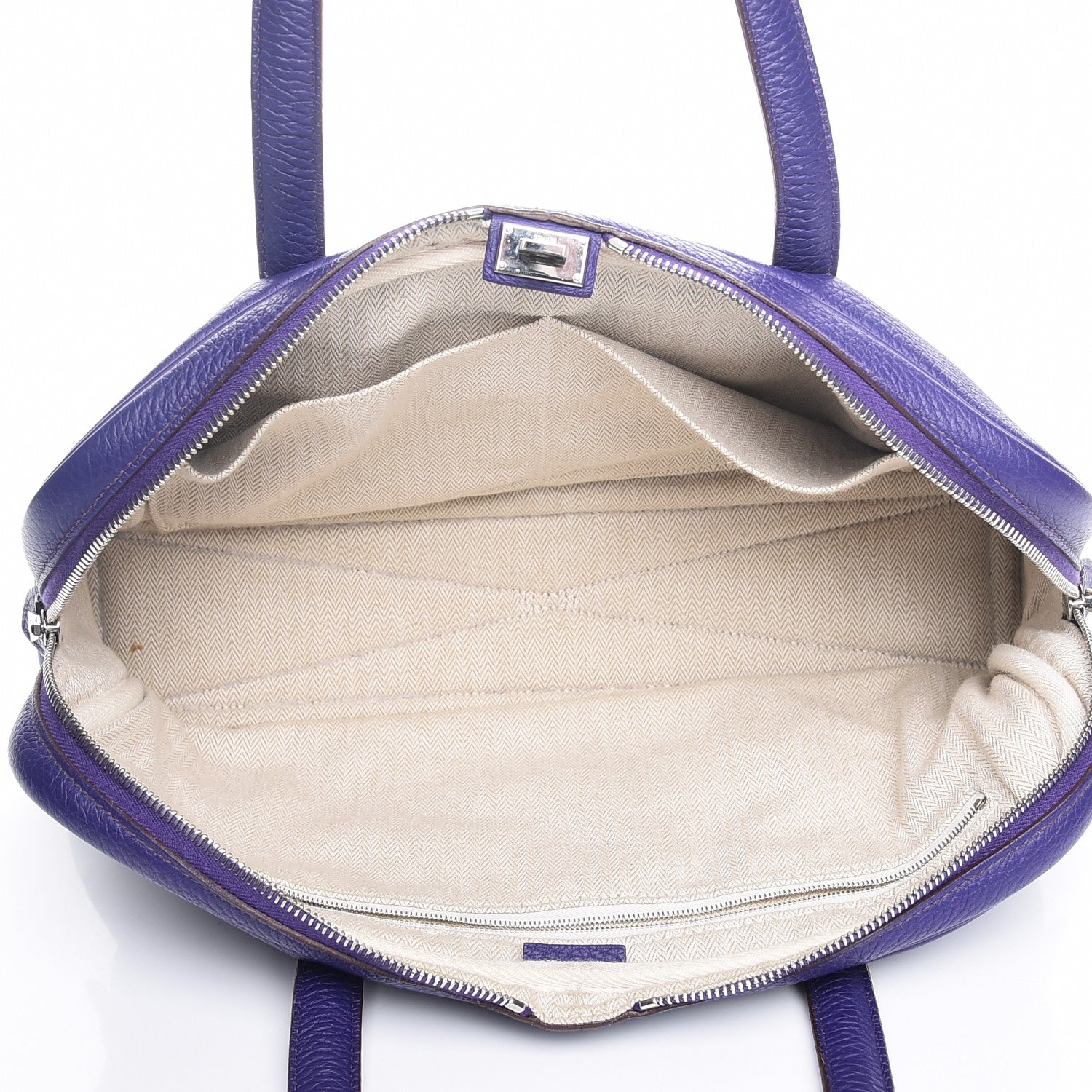 Hermes Taurillon Clemence Victoria Elan 38 Iris 5 of 12