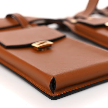 Fendi Vitello Glacier Utility Belt Pouch Cuoio 7 of 8