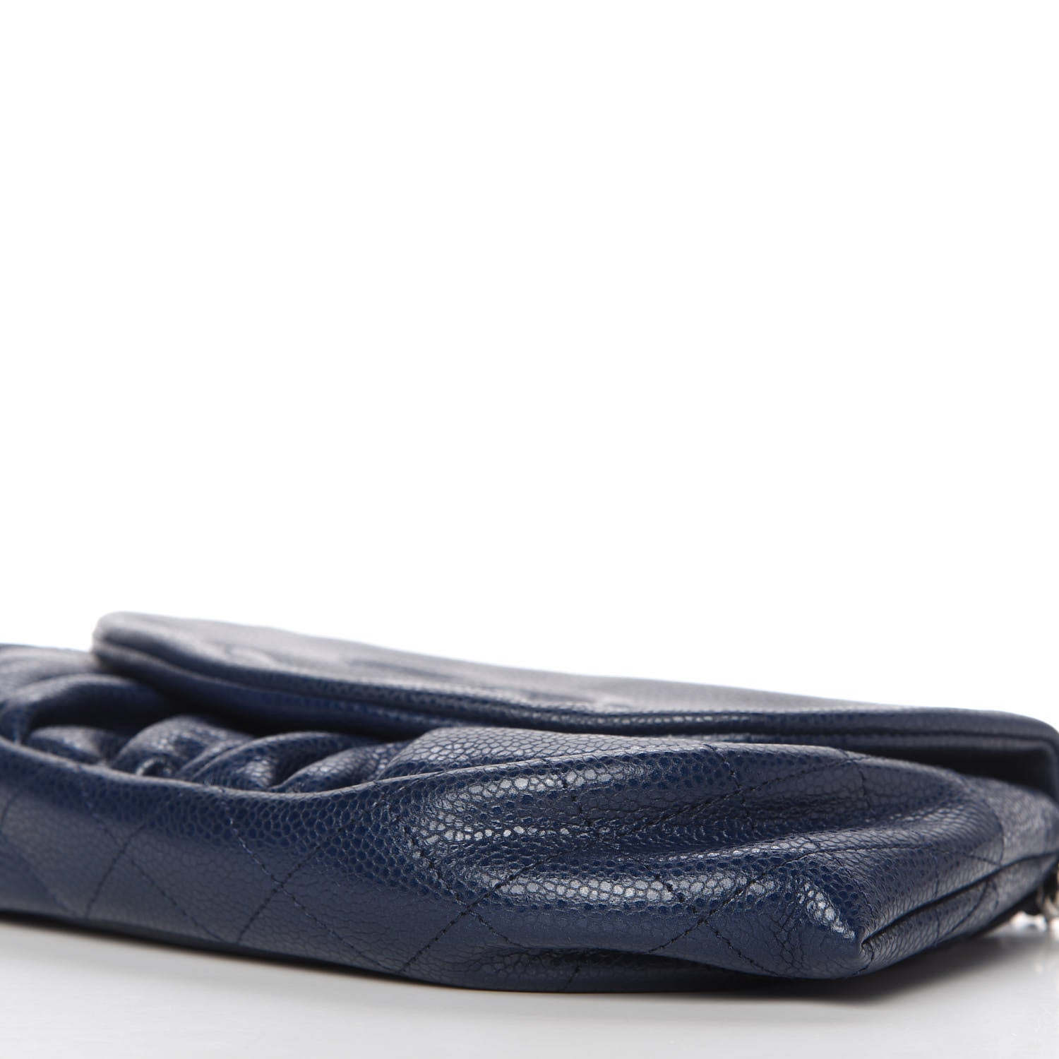 Chanel Caviar Half Moon Wallet On Chain WOC Navy 7 of 11