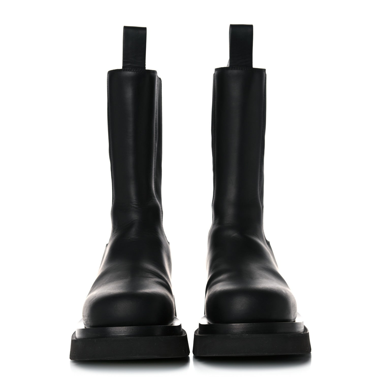 Bottega Veneta Calfskin The Lug Chelsea Boots 37.5 Black 2 of 16