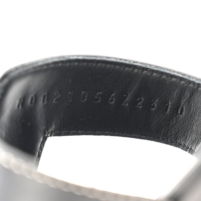 Hermes Box Calfskin Oran Sandals 37 Black 18 of 20
