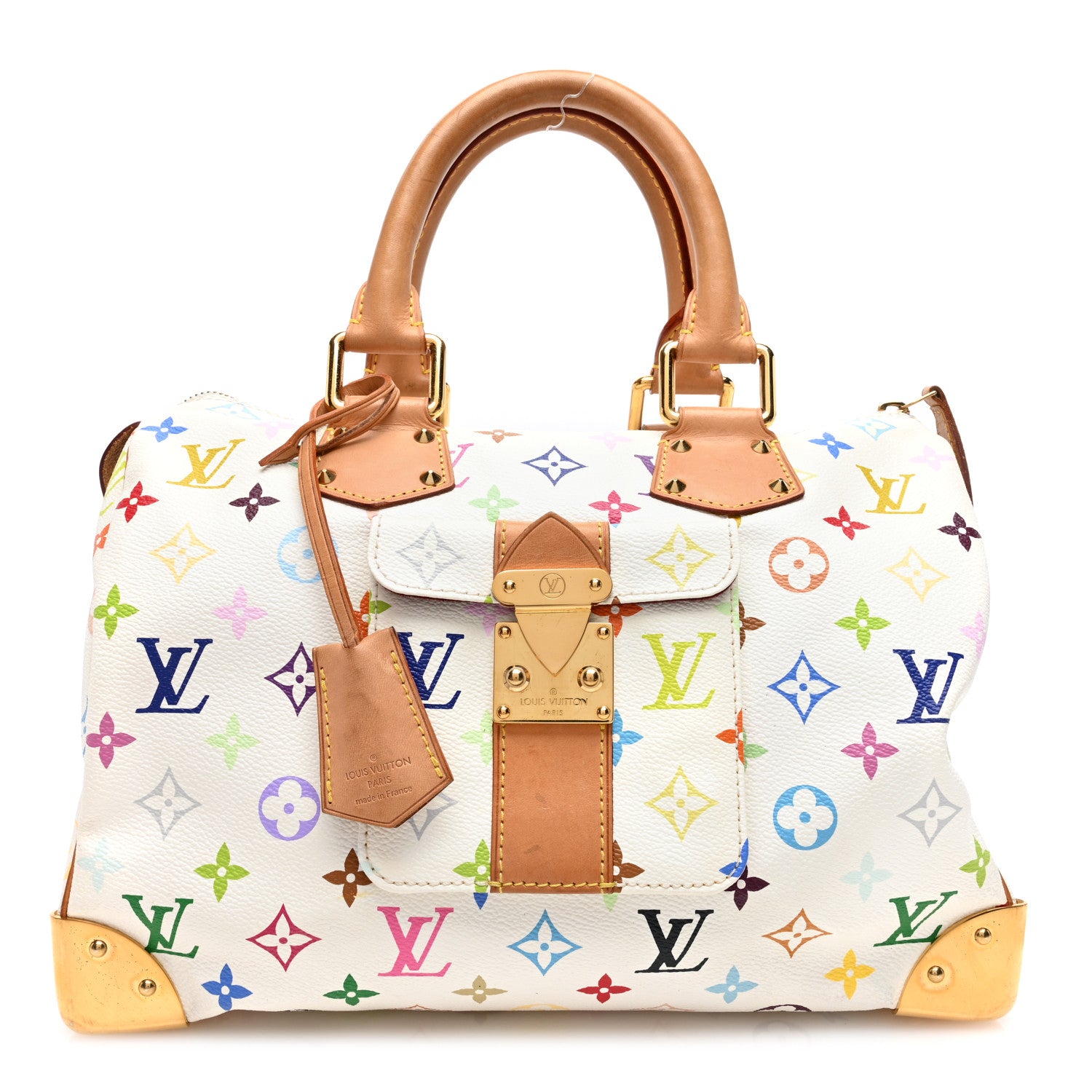 Louis Vuitton Monogram Multicolor Speedy 30 White 1 of 9