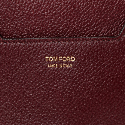 Tom Ford Calfskin Mini Jennifer Crossbody Bag Oxblood 6 of 8