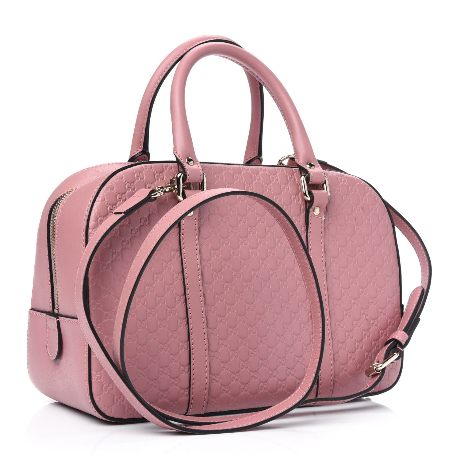 Gucci Soft Microguccissima Medium Crossbody Bag Soft Pink 2 of 5