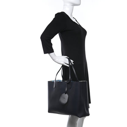 Gucci GG Supreme Monogram Blooms Medium Reversible Tote Beige Blue Navy 2 of 17