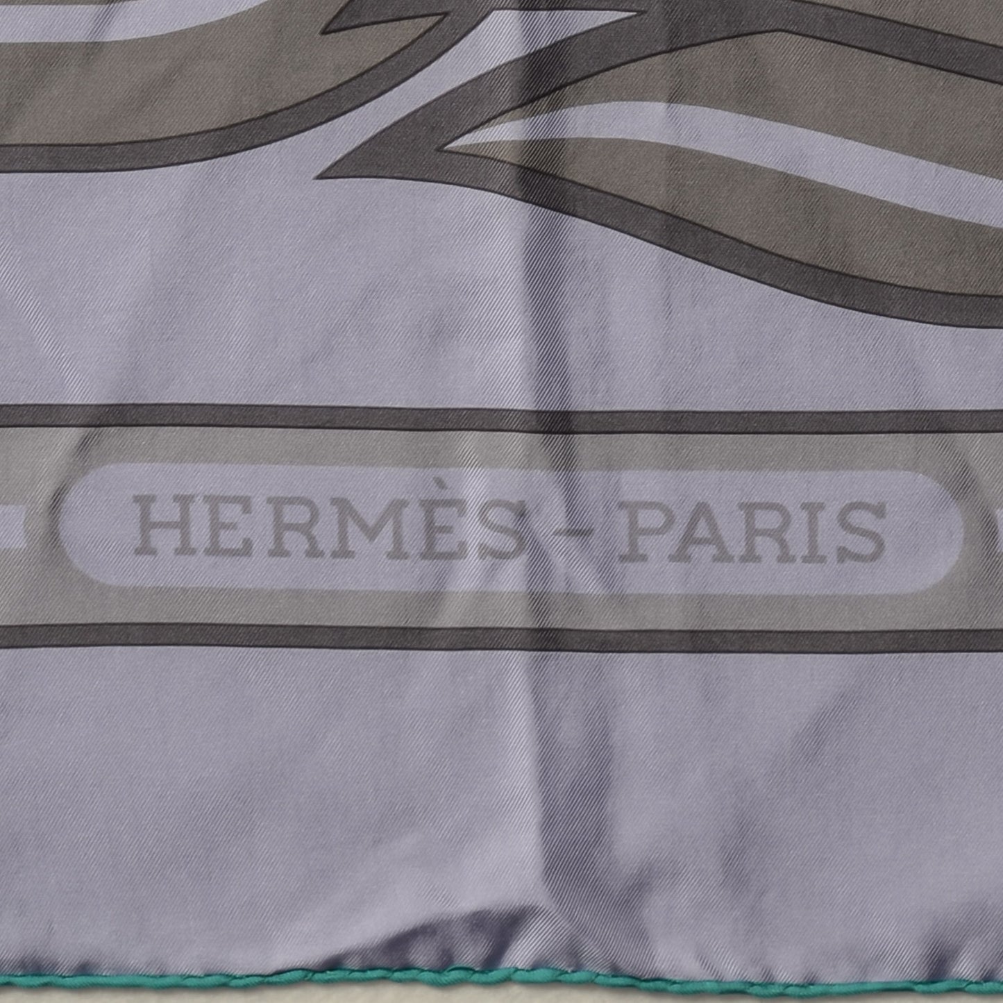 Silk Dip Dyed Quadrige Scarf 140 Lilac Gris Chartreuse