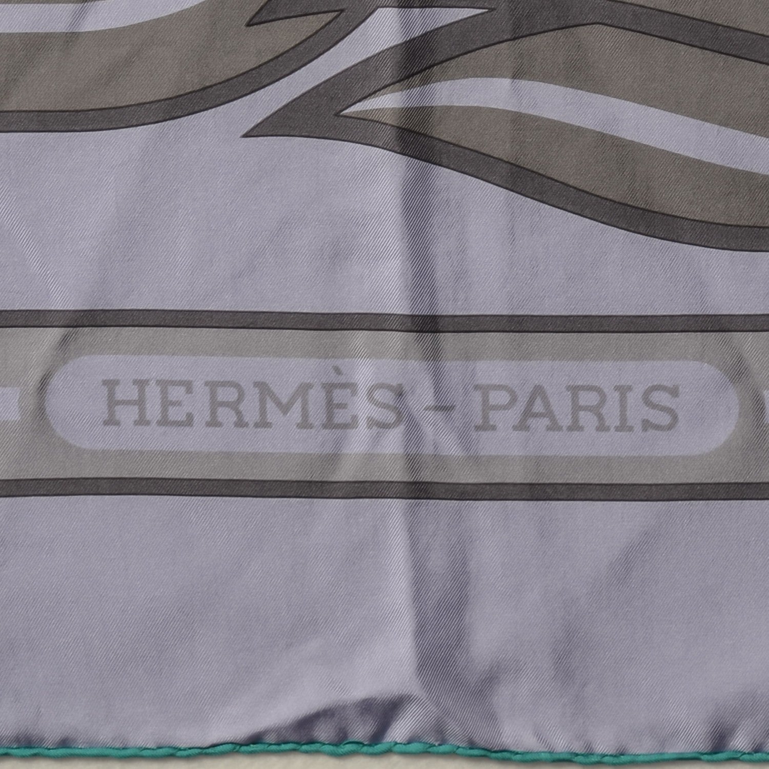 Hermes Silk Dip Dyed Quadrige Scarf 140 Lilac Gris Chartreuse 3 of 7