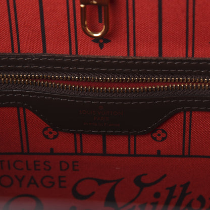 Louis Vuitton Damier Ebene Neverfull MM 8 of 9