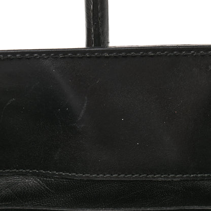 Gucci Calfskin Medium Lady Buckle Top Handle Bag Black 10 of 13