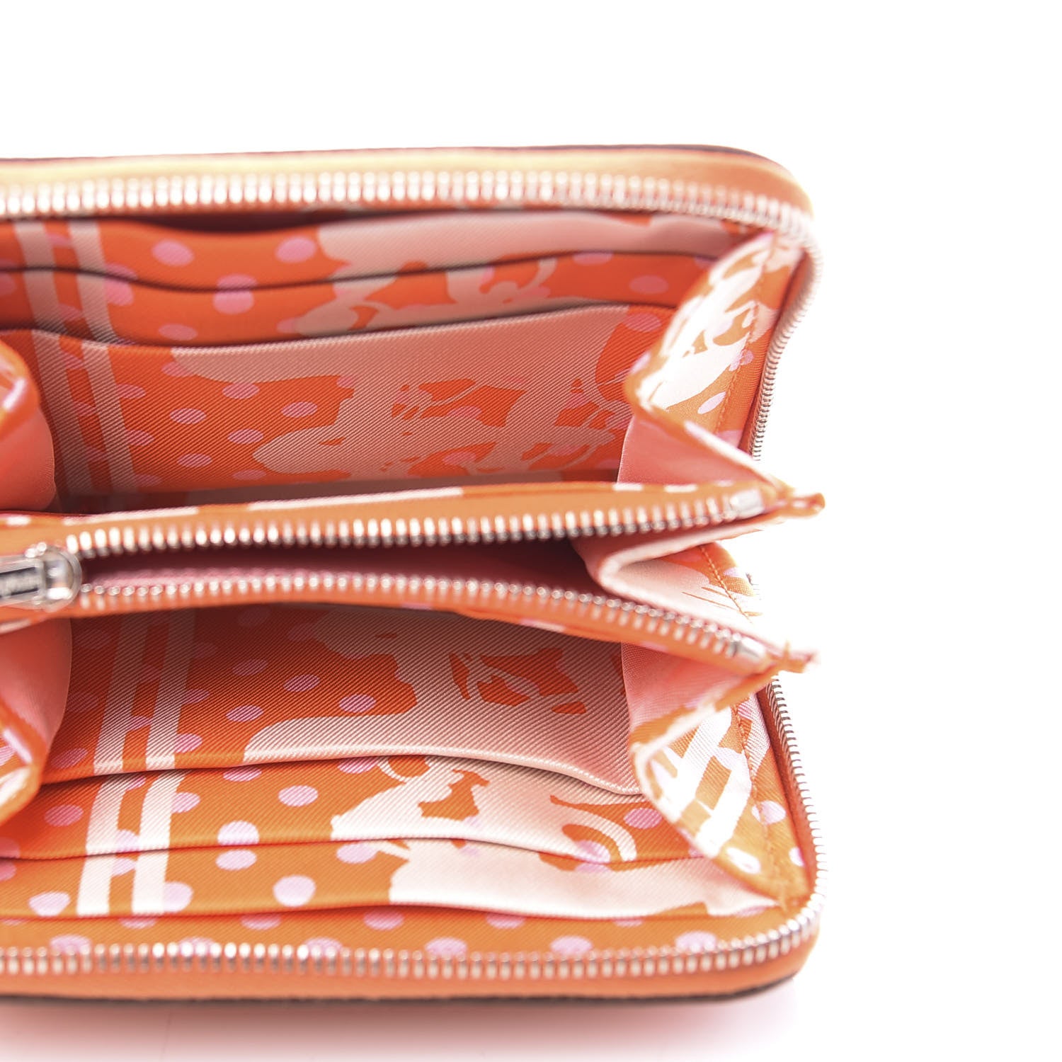 Hermes Epsom Silk'in Compact Wallet Terre Battue 6 of 8
