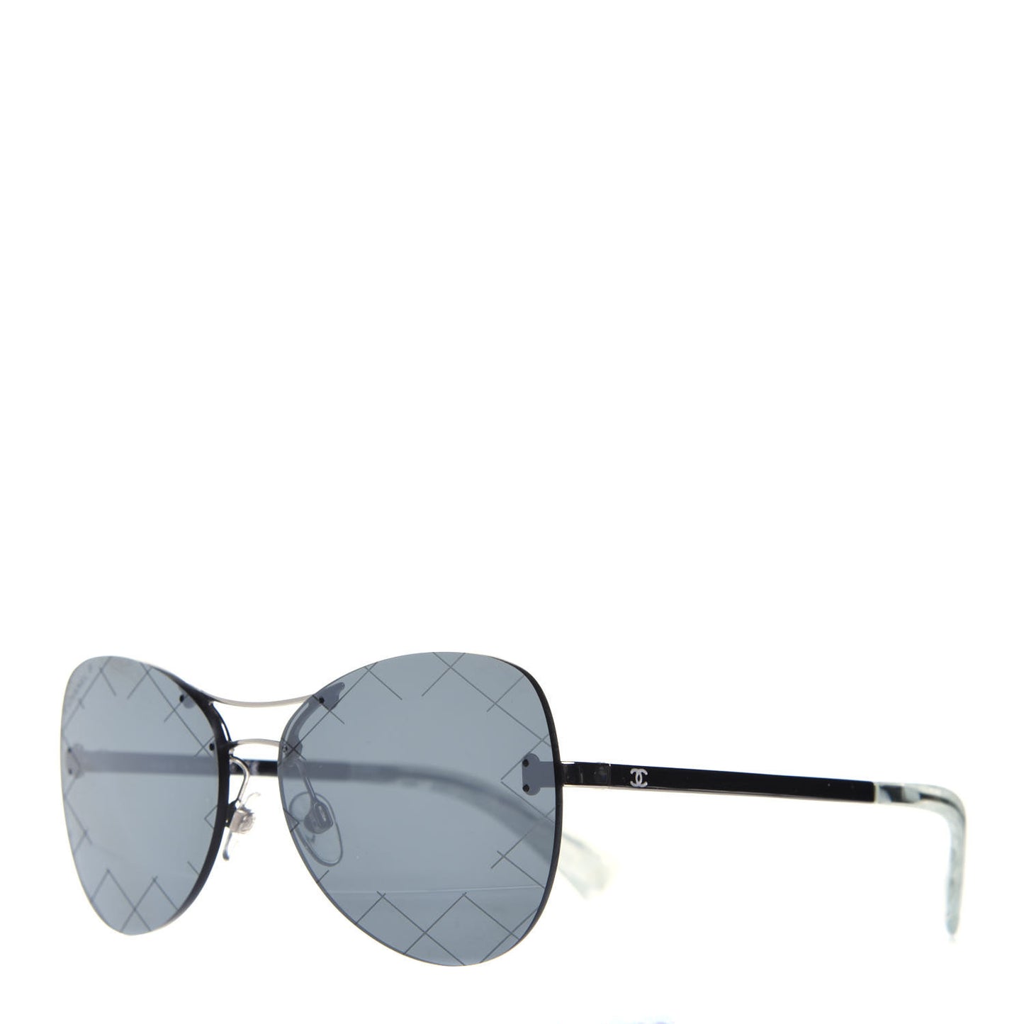 Pilot Aviator Sunglasses 4218 Silver