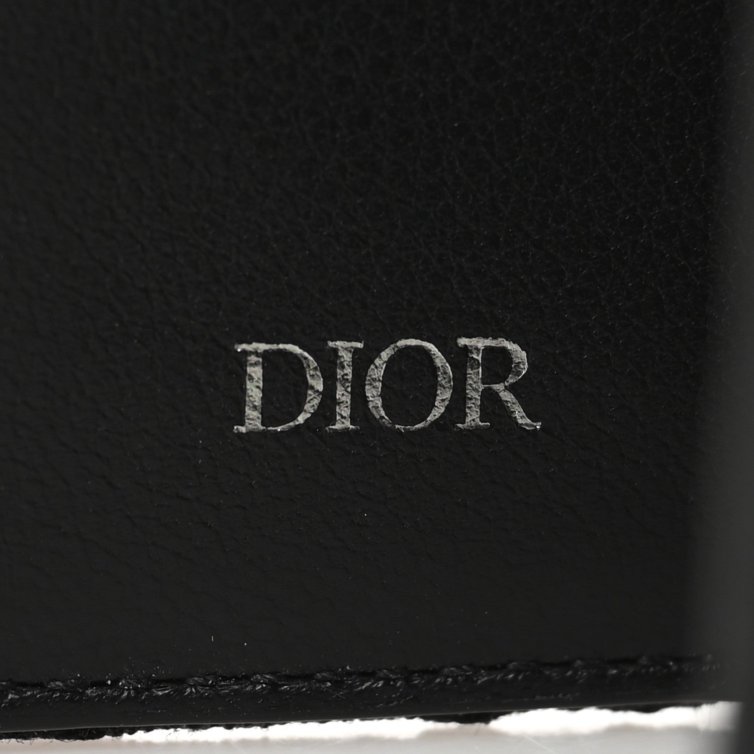 Christian Dior Oblique Bi-Fold Card Holder Black 6 of 7