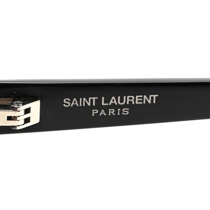 Saint Laurent Acetate Round Sunglasses SL400 Black 6 of 7
