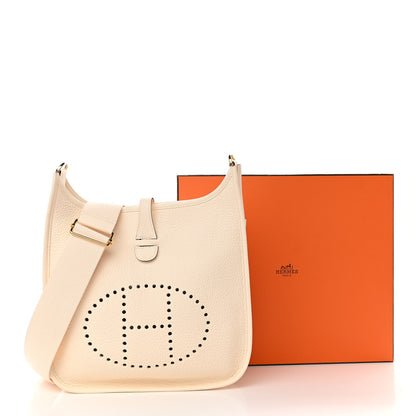 Hermes Taurillon Clemence Evelyne III PM Nata 12 of 12
