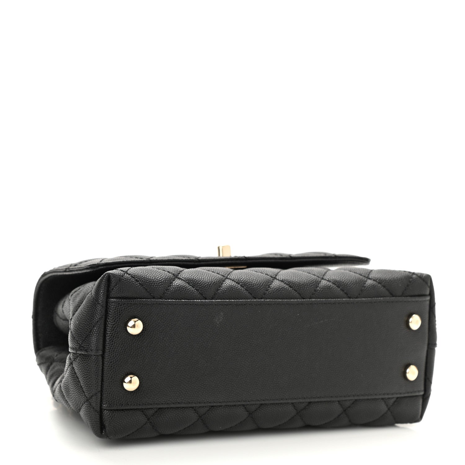 Chanel Caviar Quilted Mini Coco Handle Flap Black 4 of 10