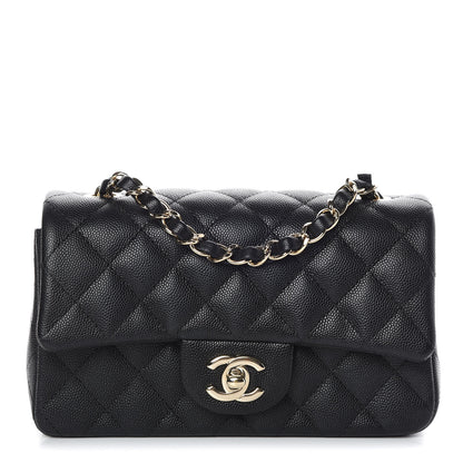 Chanel Caviar Quilted Mini Rectangular Flap Black 1 of 10