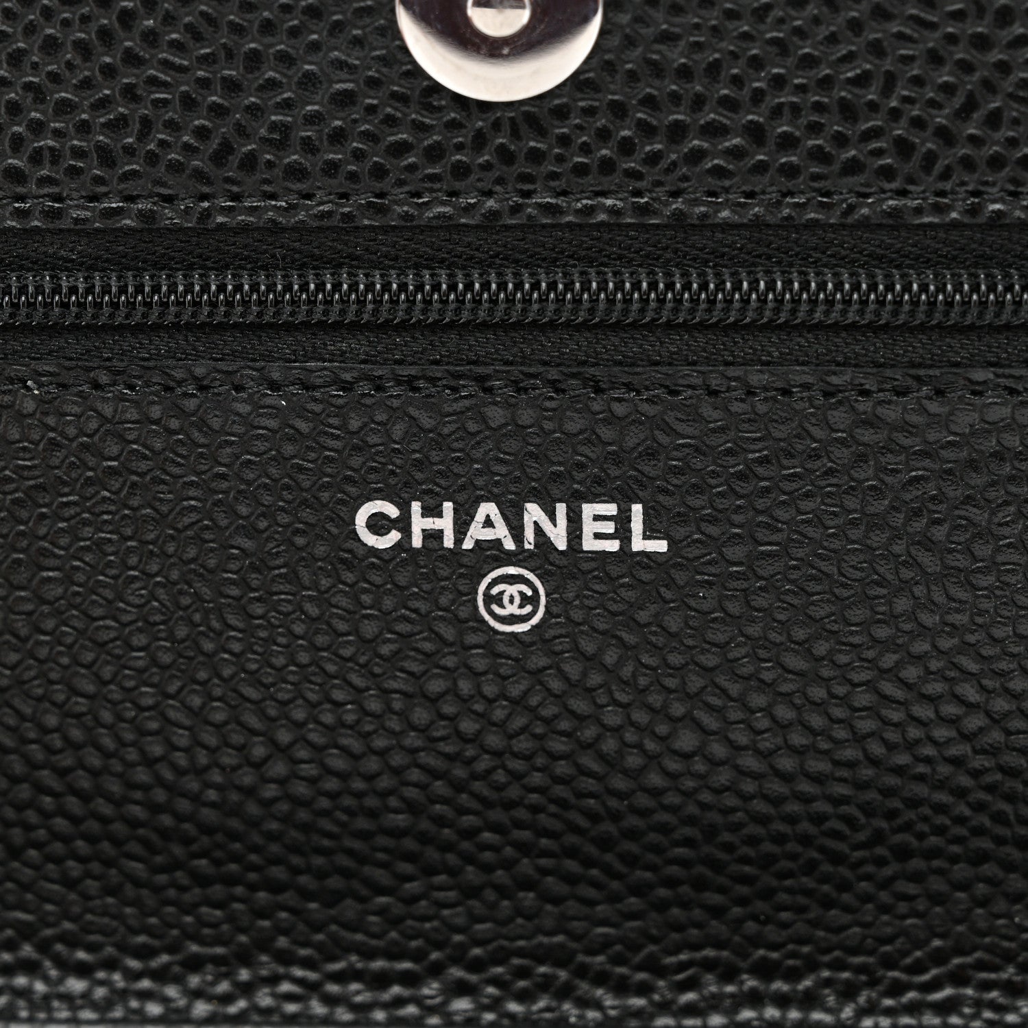 Chanel Caviar Quilted Wallet on Chain WOC Black 6 of 11