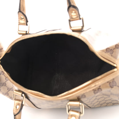 Gucci Crystal Monogram Medium Joy Boston Bronze 5 of 13