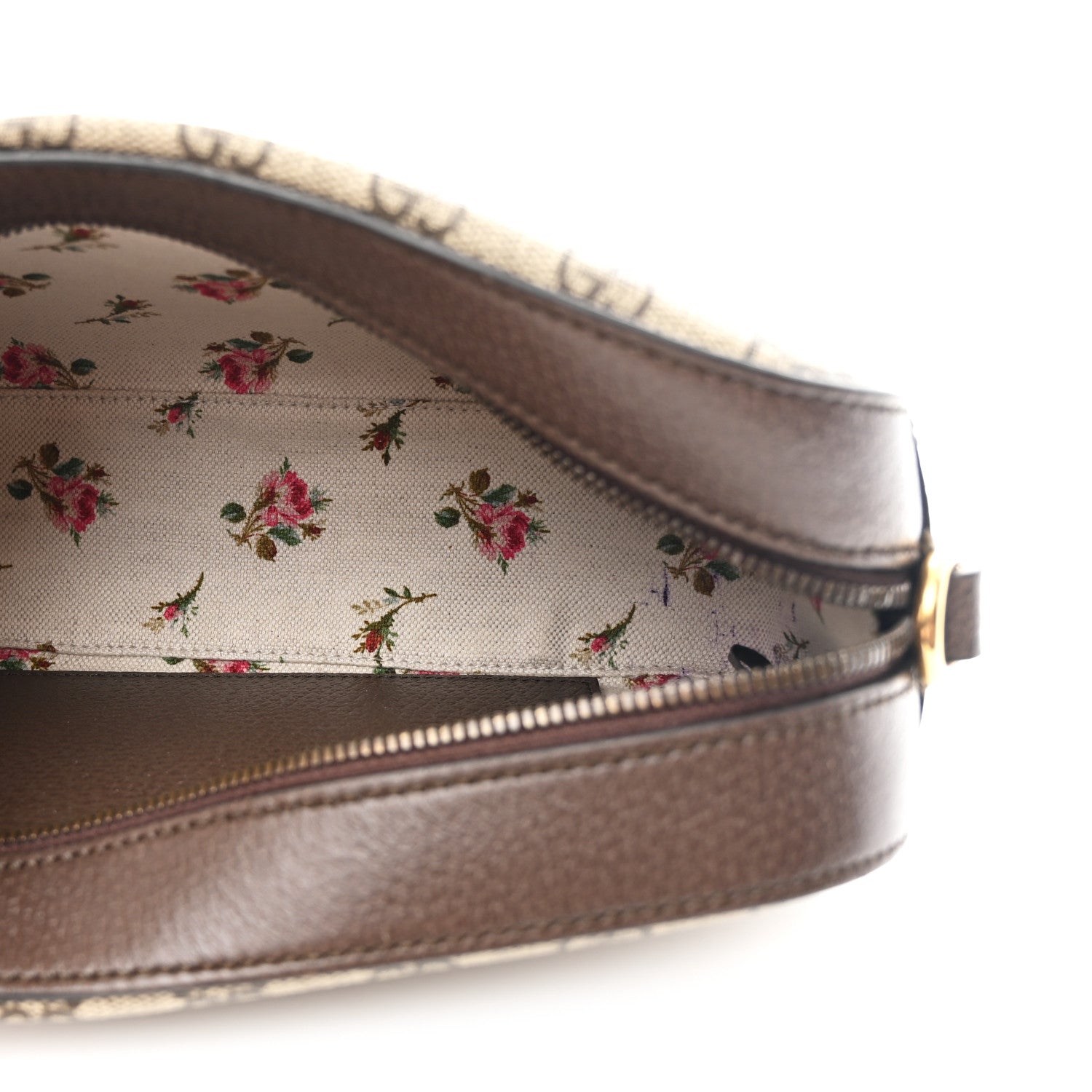 Gucci GG Supreme Monogram Web Neo Vintage Shoulder Bag Beige New