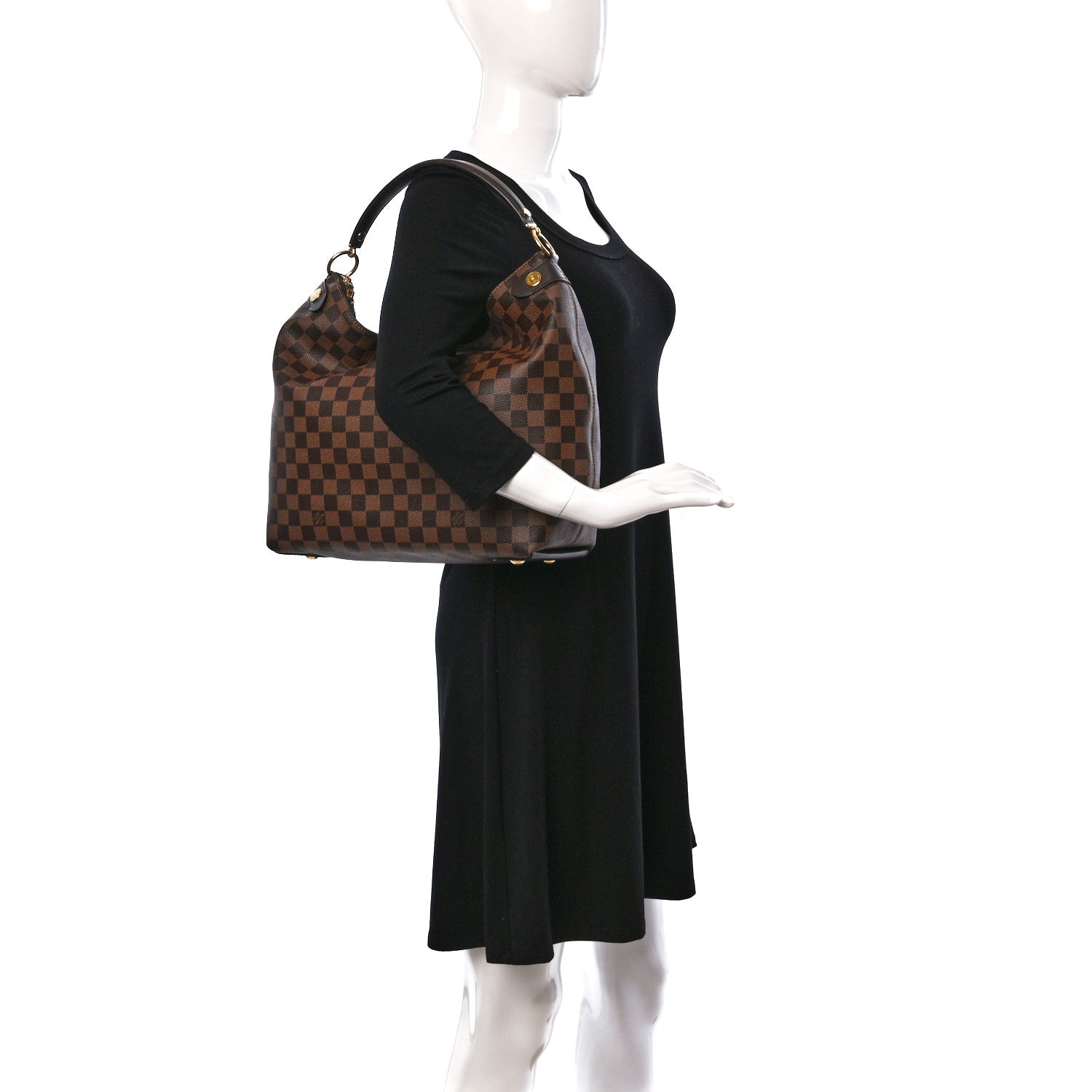Louis Vuitton Damier Ebene Duomo Hobo 2 of 18