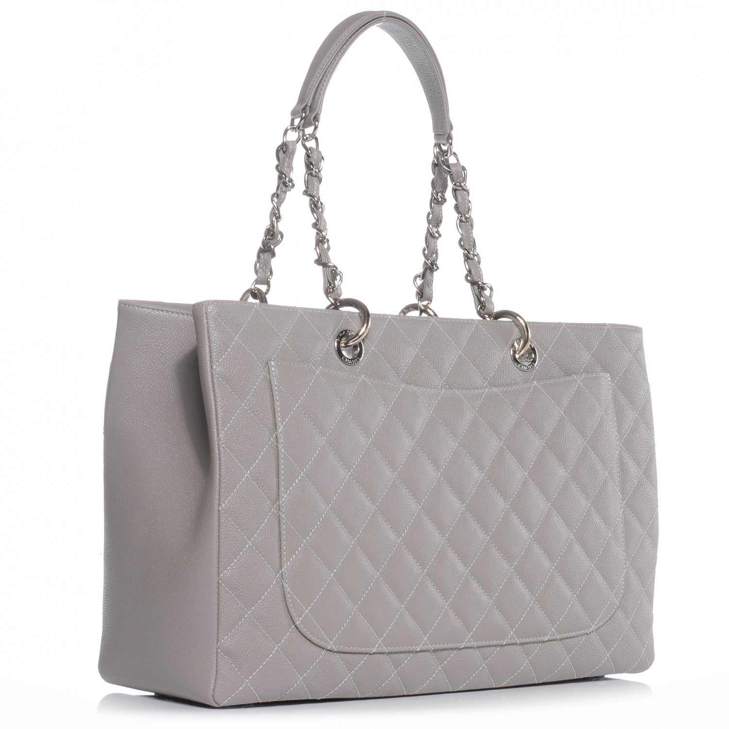 Chanel Caviar XL Grand Shopping Tote GST Grey 3 of 7
