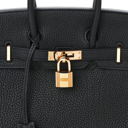 Hermes Togo Birkin 25 Black 9 of 10