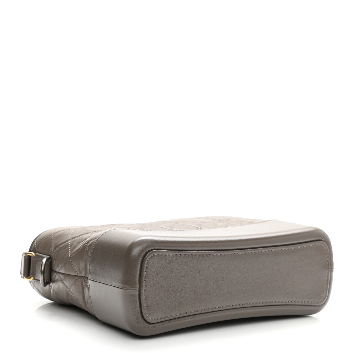 Chanel Aged Calfskin Quilted Medium Gabrielle Hobo Grey 4 of 8